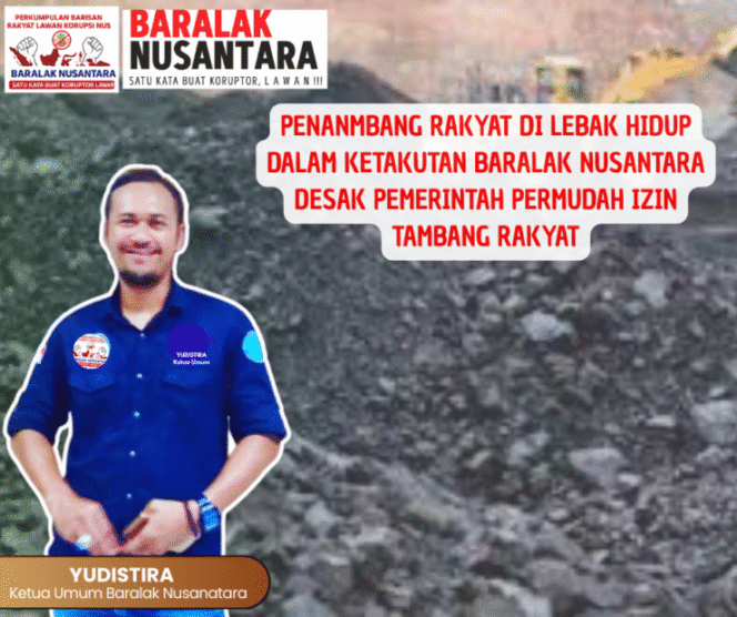 
					Seorang penambang rakyat di Lebak, Banten, masih mengandalkan alat seadanya dan bekerja dengan risiko tinggi akibat status ilegal. (Foto/Istimewah)