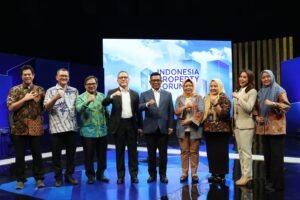 Gubernur Banten Andra Soni saat menjadi narasumber dalam Indonesia Property Forum 2025 Resilience and Emerging Together di Studio Grand MetroTV, Jakarta, Kamis (25/9/2025). (Sumber Gambar: Biro Adpimpro Banten)