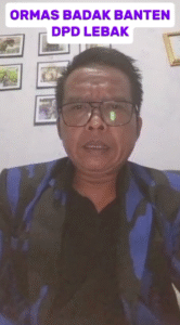 Ketua DPD Badak Banten Kabupaten Lebak, Emus Nanang, menegaskan Y datang ke rumah IH bukan membawa nama organisasi Baralak Nusantara, melainkan murni sebagai orang tua dari RU. (Foto: Dok. DPD Badak Banten/BantenPopuler.com)