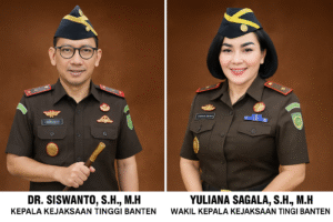 Jaksa Agung Lakukan Rotasi Pejabat: Kajati Banten Siswanto Digantikan Bernadeta Maria Erna Elastiyani
