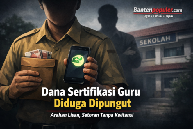 
					Ilustrasi: Guru ASN penerima dana sertifikasi diduga mengalami tekanan struktural untuk menyerahkan sebagian haknya melalui arahan tidak tertulis di lingkungan sekolah negeri di Kabupaten Lebak.