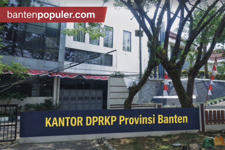 Gedung Kantor DPRKP Provinsi Banten yang menangani pembangunan hunian tetap bagi korban banjir bandang Lebak