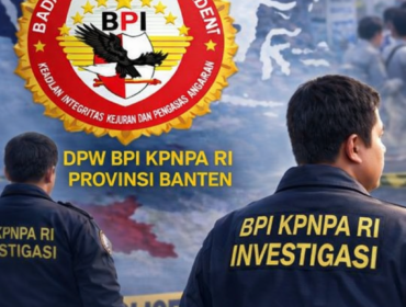 Tim DPW BPI KPNPA RI Provinsi Banten saat melakukan langkah investigasi terkait dugaan penyimpangan pengadaan Flat Interaktif Panel di Dinas Pendidikan Kota Tangerang Tahun Anggaran 2024. (Gambar: Bantenpopuler.com