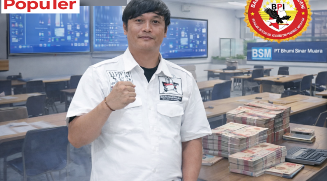 Ketua DPW BPI KPNPA RI Provinsi Banten bersama tim investigasi menyatakan sikap tegas terkait dugaan penyimpangan pengadaan Interactive Flat Panel Tahun Anggaran 2024 di Dinas Pendidikan Kota Tangerang. (Foto: Dok. Bantenpopuler.com)
