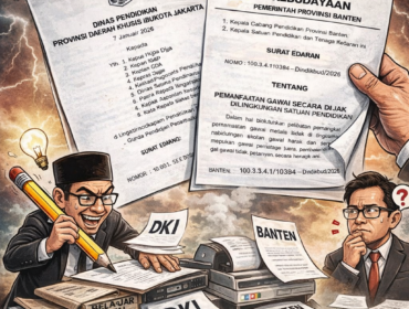 Penggunaan handphone di lingkungan sekolah yang menjadi sorotan kebijakan Dindikbud Banten. (Gambar:  Ilustrasi/Dok.Bantenpopuler.com)