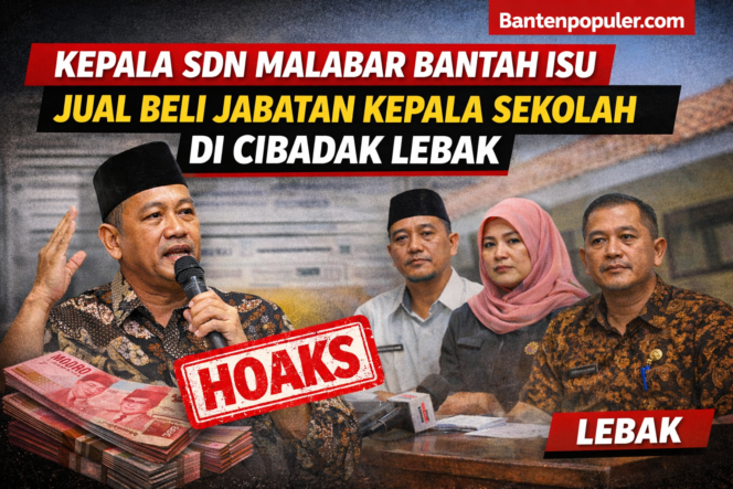 
					Kepala SDN Malabar Bantah Isu Jual Beli Jabatan Kepala Sekolah di Cibadak Lebak