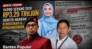 Belanja Pegawai Dominasi RAPBD 2026, Kemiskinan di Kabupaten Serang Jadi Sorotan