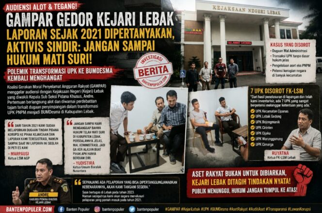 
					GAMPAR “Gedor” Kejari Lebak, Dugaan Skandal UPK-BUMDesma Kembali Menghangat