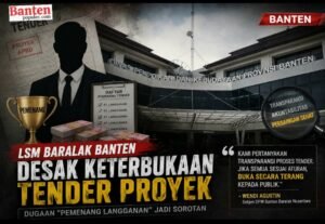 Diduga Ada “Pemenang Langganan”, Baralak DPW Banten Minta Tender Proyek Dindik Banten Diaudit