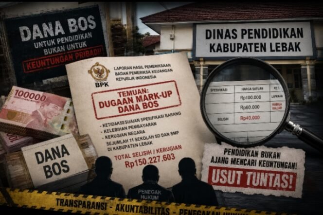 
					Temuan Dugaan Mark-up Dana BOS di Lebak Jangan Berhenti pada Pengembalian, AMMCB Desak Penegakan Hukum dan Reformasi Tata Kelola Pendidikan