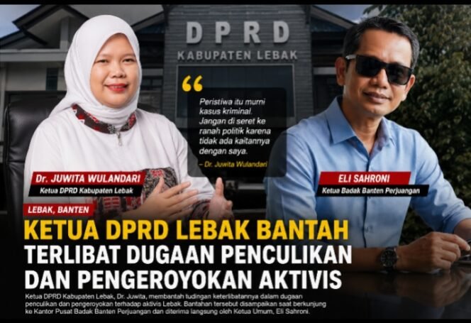 
					Ketua DPRD Kab Lebak Bantah Issue Keterlibatanya Dalam Aksi Penculikan Dan Pengeroyokan Terhadap Aktivis Lebak