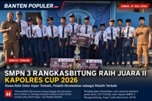 Tim Futsal SMPN 3 Rangkasbitung Torehkan Prestasi di Kapolres Cup 2026, Kepala Sekolah: Bukti Kerja Keras dan Kekompakan