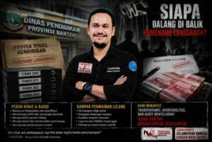 Siapa di Balik Pemenang Langganan Proyek Dindik Banten? Publik Berhak Mendapat Jawaban