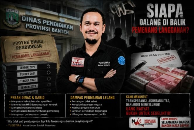 
					Siapa di Balik Pemenang Langganan Proyek Dindik Banten? Publik Berhak Mendapat Jawaban
