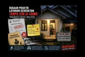 Dugaan Praktik Layanan Kesehatan Tanpa Izin di Lebak, Pengawasan Diminta Lebih Ketat
