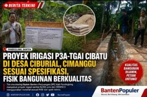 Proyek Irigasi P3A-TGAI Cibatu di Desa Ciburial Dinilai Sesuai Spesifikasi, Kualitas Bangunan Diklaim Baik