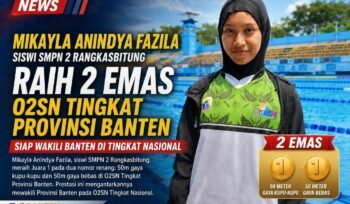 Siswi SMPN 2 Rangkasbitung Borong Dua Medali Emas O2SN Banten, Siap Wakili Provinsi ke Tingkat Nasional