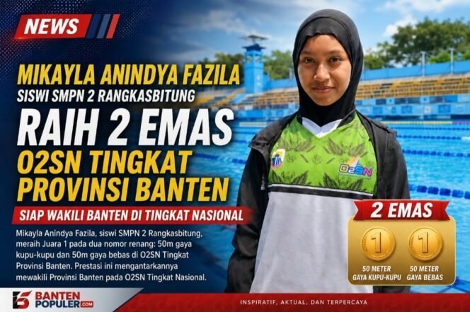 
					Siswi SMPN 2 Rangkasbitung Borong Dua Medali Emas O2SN Banten, Siap Wakili Provinsi ke Tingkat Nasional