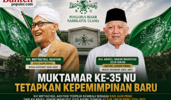 Muktamar ke-35 NU Tetapkan KH Miftachul Akhyar sebagai Rais Aam dan KH Abdul Hakim Mahfudz (Gus Kikin) sebagai Ketua Umum PBNU 2026–2031