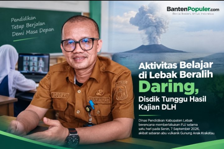 Aktivitas Belajar di Lebak Beralih Daring, Disdik Tunggu Hasil Kajian DLH