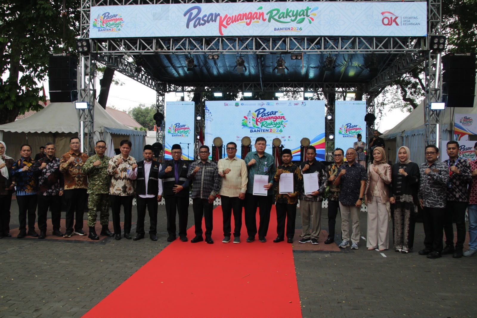 BAZNAS Banten Perkuat Kolaborasi dengan Lembaga Jasa Keuangan di Pasar Keuangan Rakyat