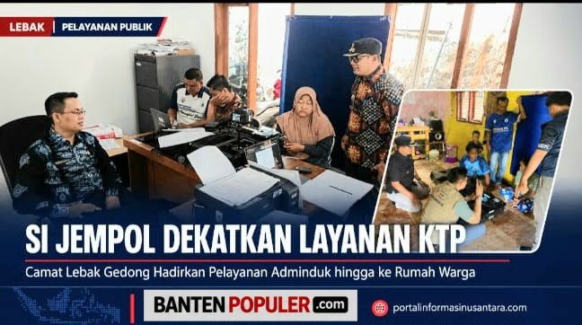 Inovasi Pelayanan Adminduk “SI JEMPOL” Kecamatan Lebak Gedong: Dekatkan Pelayanan hingga Jemput Bola ke Rumah Warga